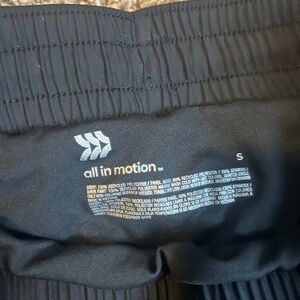 Black All in motion shorts